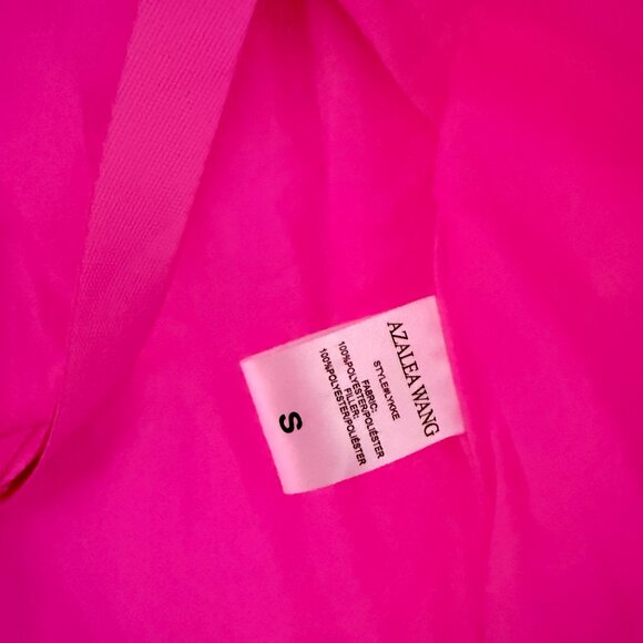 Azalea Wang Lykke Puffer Jacket NWT – Hot Pink Oversized Quilted Bubble Coat (Si - Picture 8 of 13